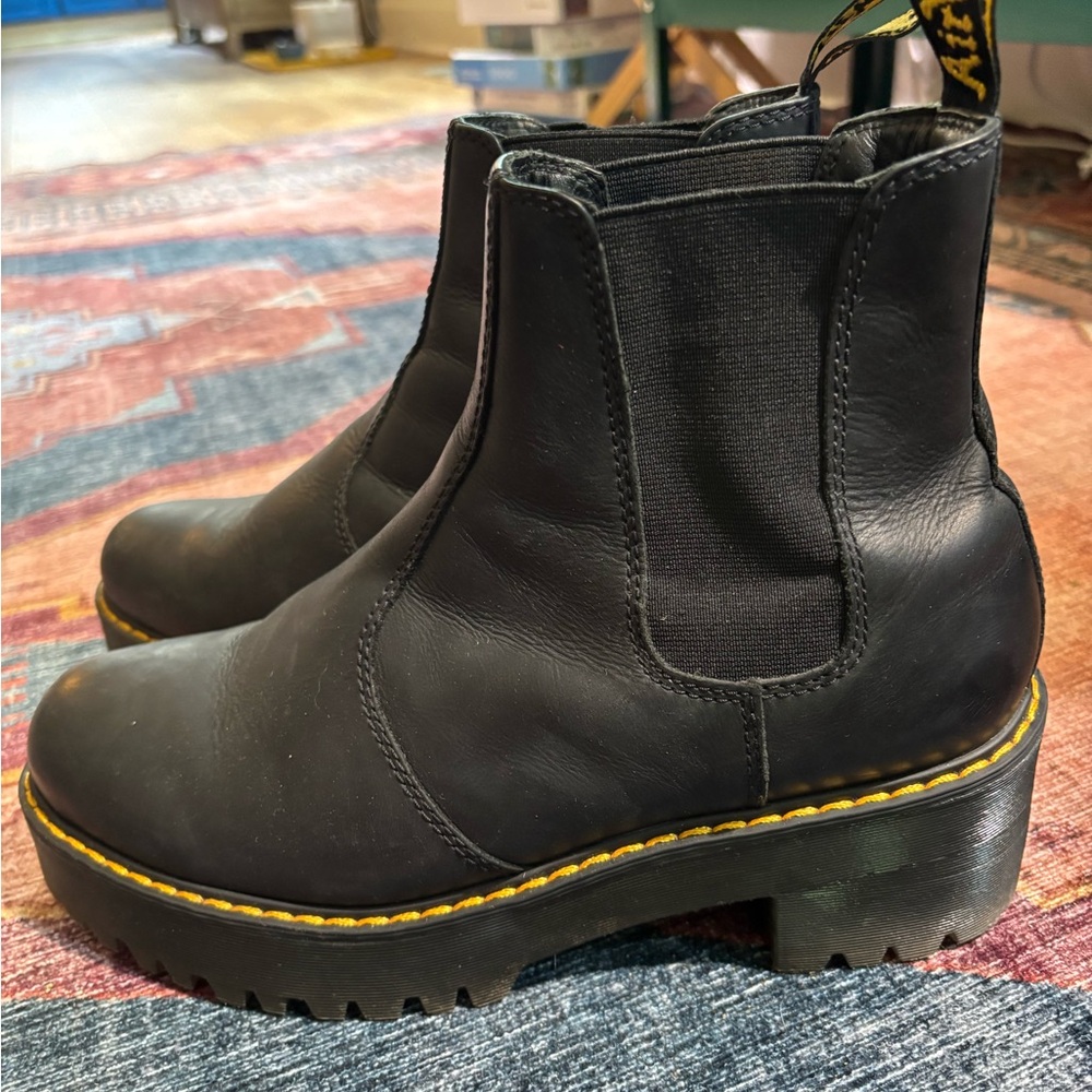 Black Leather Women's Boots